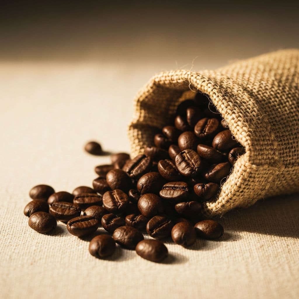 Roasted coffee beans